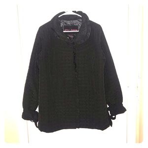Betsy Johnson black coat